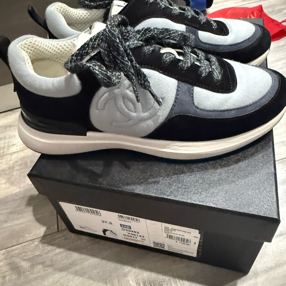 Chanel Monochrome Athletic Sneakers